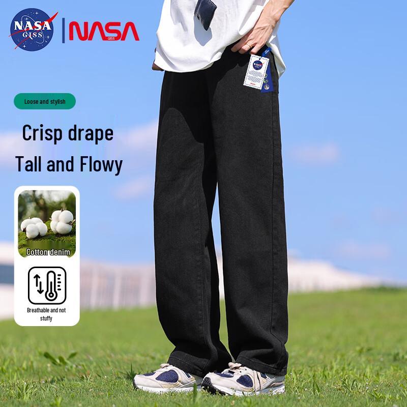 NASA GISS Men s Gradient Loose Straight-Leg Jeans XL