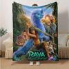 1pc, Disney Raya and The Last Dragon Inspired Fantasy Dragon Print Blanket Soft Throw for Home Decor, Couch Cover, Travel