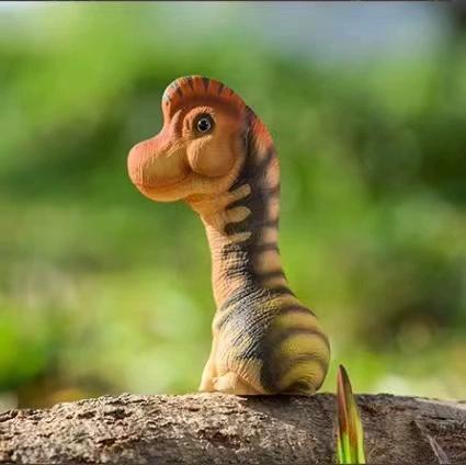 New Animal Planet Circular Ankylosaurus Sword Dragon Bull Dragon Brachiosaurus Triceratops Dinosaur Blind Box Figurine Gift