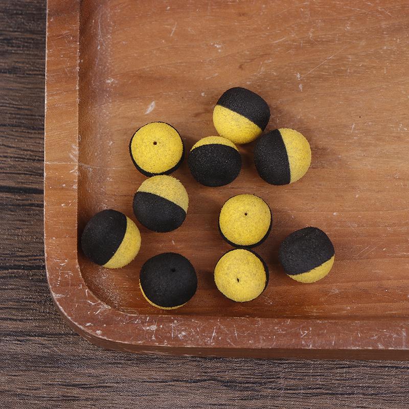 10Pcs/Pack Carp Fishing Boilies Bait Duo Foam Up Boilies Ball Imitation Bait For Carp Hair Zig Rig Feeder Method Fishing Lures