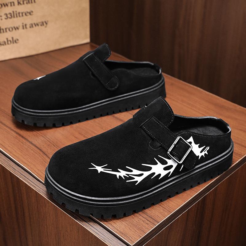 Fashion CYYTL Men Summer Slippers Casual Outdoor Shoes Breathable Sneakers Walking Hiking Loafers Luxury Designer Comfort Slides Fashion
