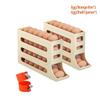 4 Layers Automatic Rolling Egg Holder Refrigerator Egg Storagebox Large Capacity Space Saving Kitchen Refrigerator Egg Dispenser