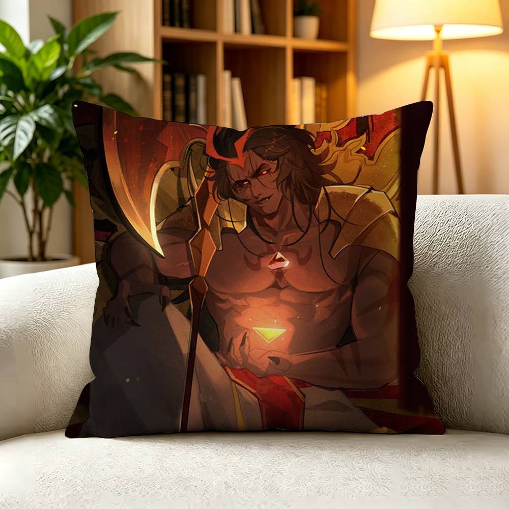 BBurning Spice Cookie Fiery Beast Cookie Run Kingdom Pillow Case Square DoubleSided Sofa Cushion Cover Bedroom Bedside Pillow