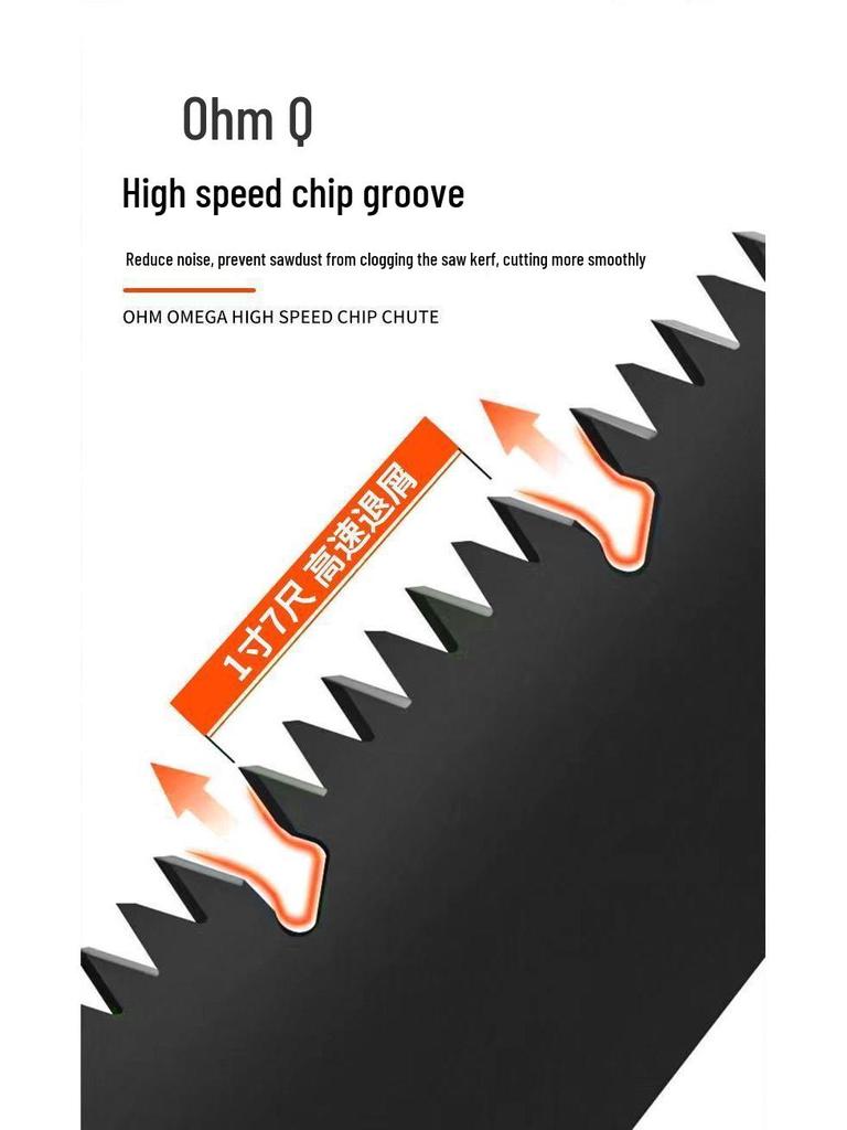 Folding Manganese Steel Hand Saw for Woodworking, Tree Cutting, and Gardening