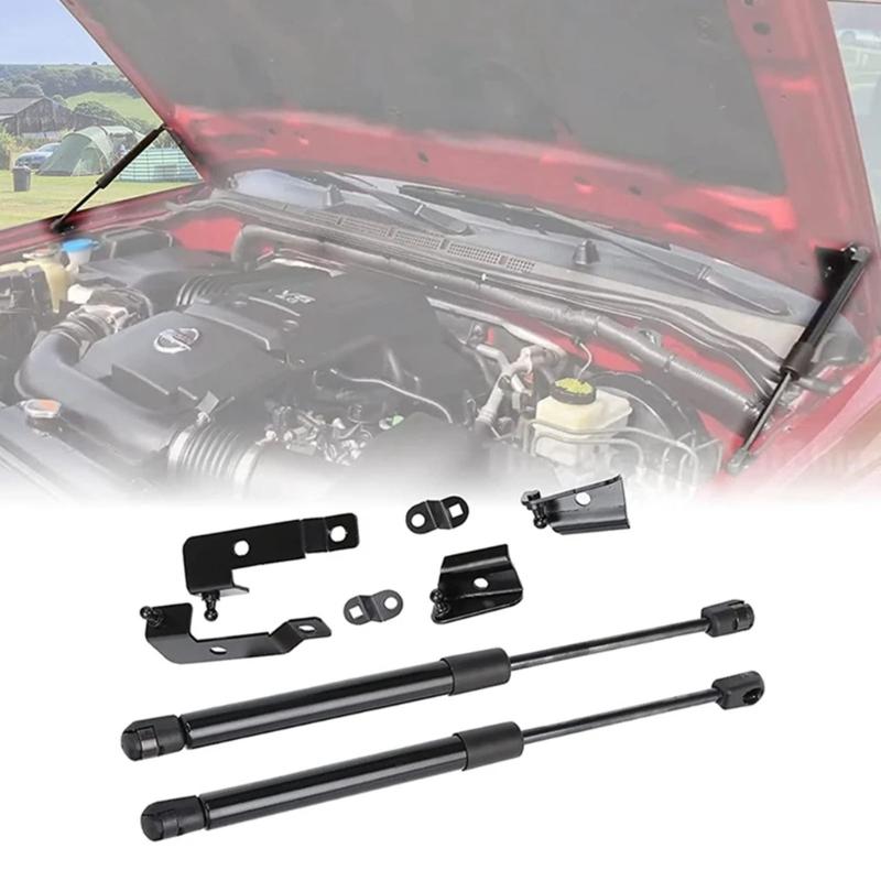 Hydraulic Bonnet Lift Support Rod Kit 700N Capacity With Mounting Brackets Easy Installation Suitable For D40 ACMAT ALTV