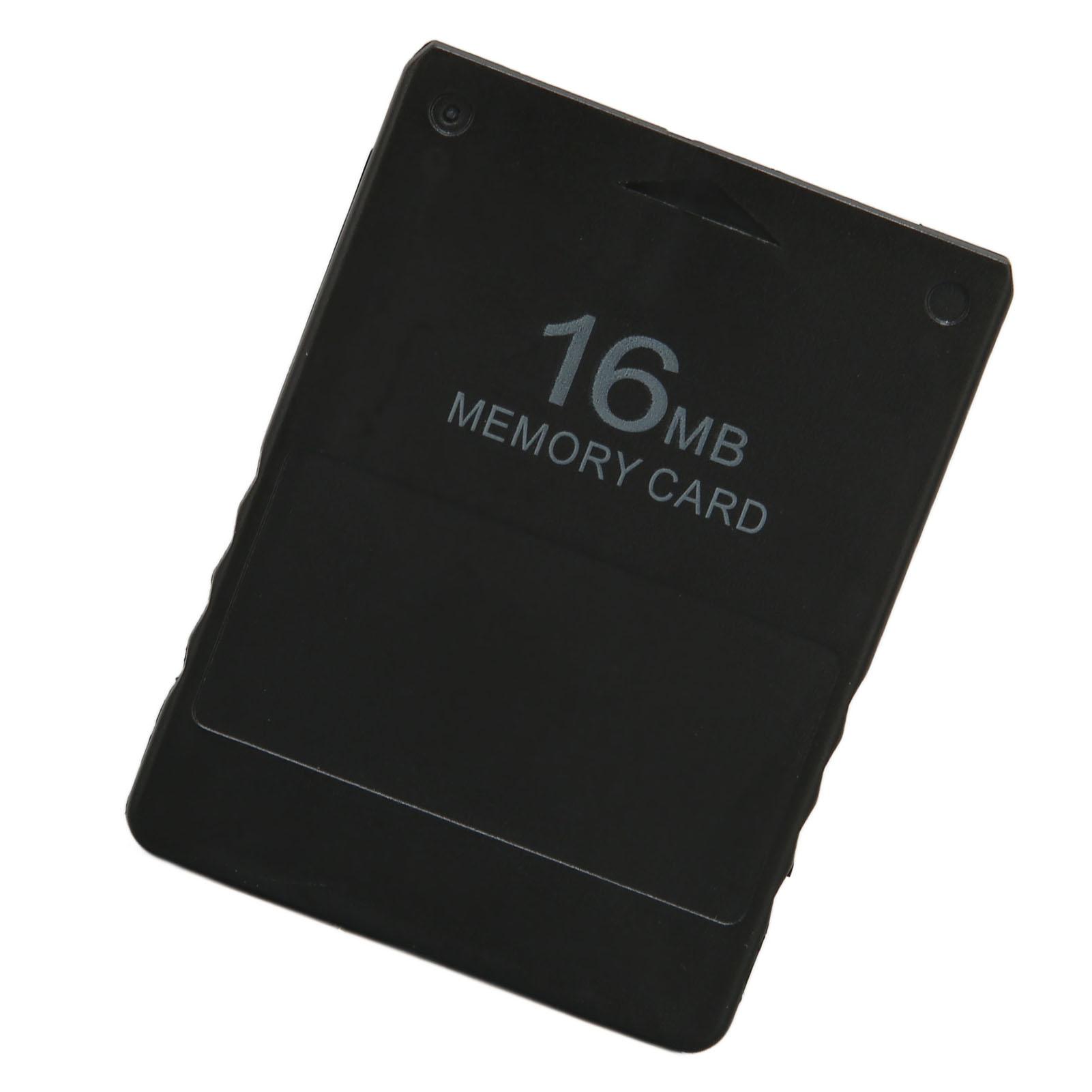 16MB Game Memory Card Plug and Play FMCB1.966 High Speed Game Memory Card for PS2Black чёрный