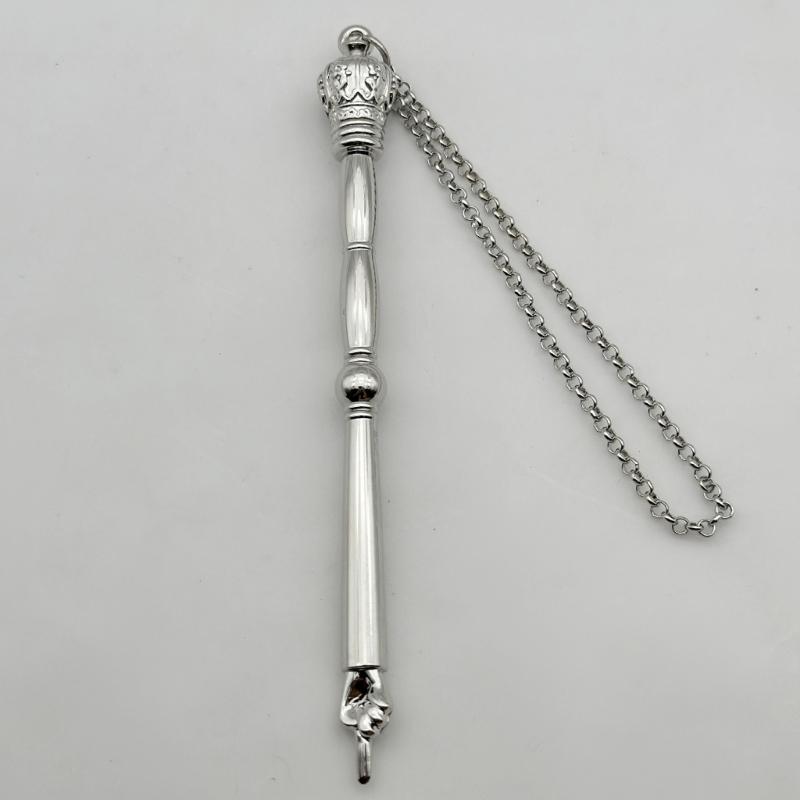 Torah Pointer Yad Torah Scroll Reading Hand Assistant Hand Pointer and Connected Chain Bible Pointer Jewish Gift Unisex