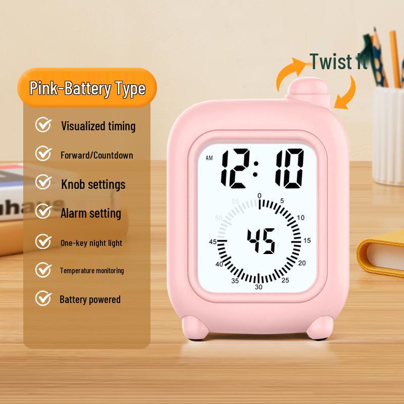 Timer Visivo e Sveglia per Bambini: Un Gestore del Tempo per l'Autodisciplina e l'Apprendimento