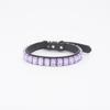 Luxury Rhinestone PU Leather Adjustable Pet Collar Dogs Cats Fashion Jewelry All Sizes