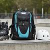 Mochila para Patines en Línea Gran Capacidad Paquete de Patinaje Acolchado Grueso para Adultos, Niños, Deportes,