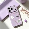 Hand-painted Love Applies To Apple 15 Mobile Phone Case 17PM Protective Case 17/16PRO New Niche iPhone Anti-drop