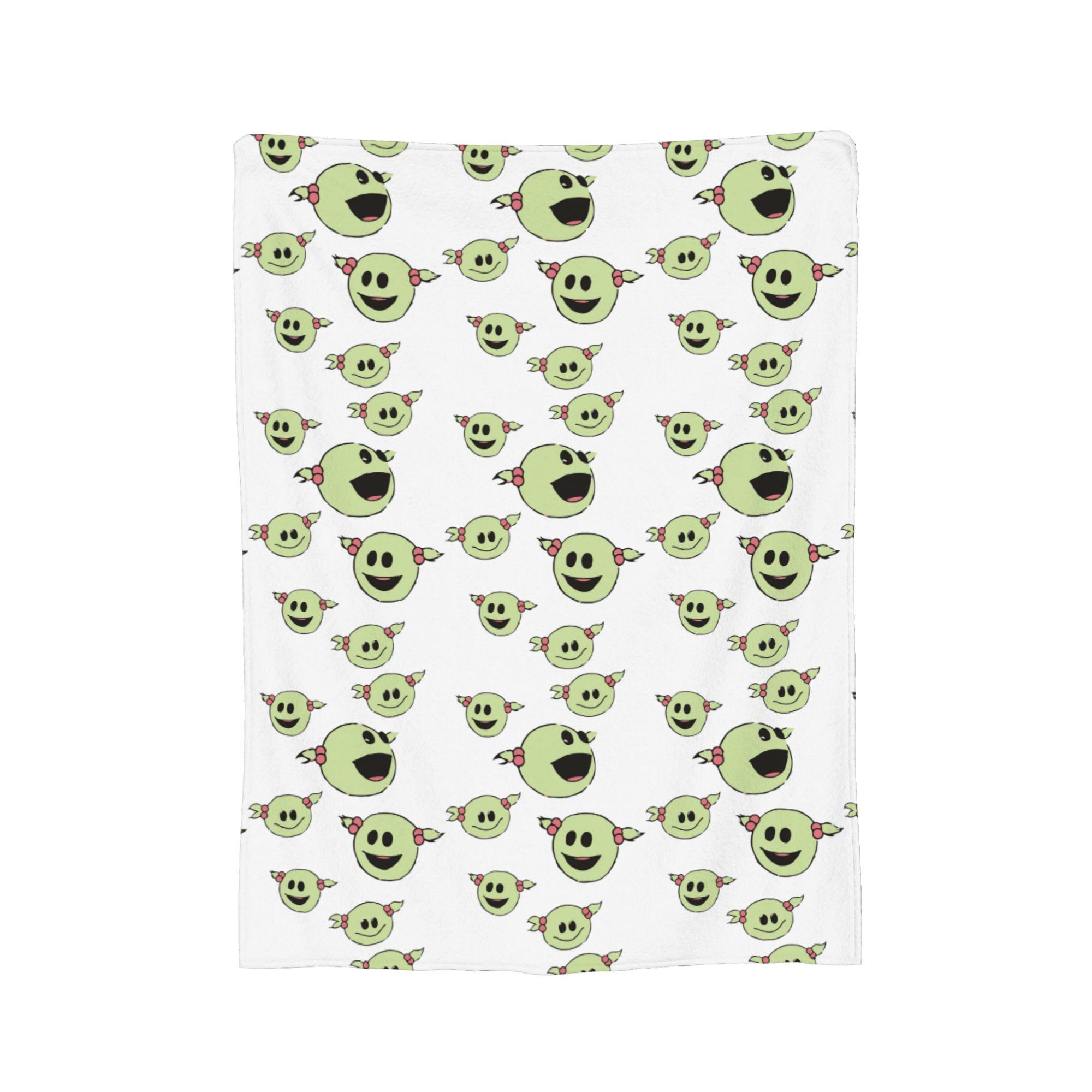 Cartoon Nanalan Pattern Blanket Velvet Textile Decor Canada Tv Show Portable Soft Throw Blanket for Home Office Rug Piece 30x40in