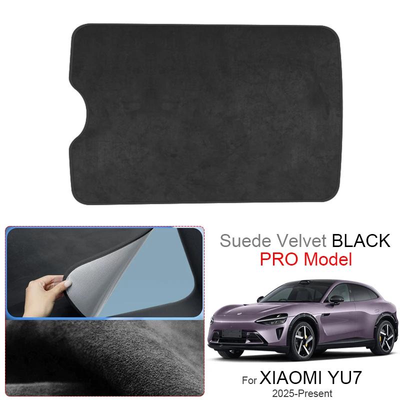 Car Suede Fabric Electrostatic Adsorption Sunroof Sunshade For XIAOMI YU7 2025-Present Auto Anti-UV Heat Insulation Skylight