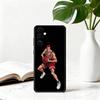 Cute Boys S-Slam-s D-Dunk Phone Case Black Silicone Soft For Samsung Galaxy A73,A72,A71,A70,A53,A52,A51