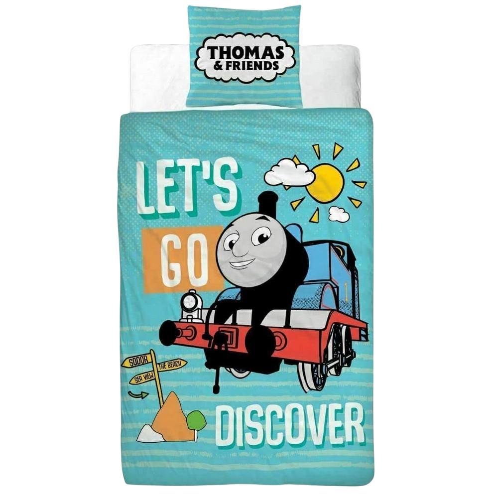 Thomas & Friends Childrens/Kids LetÂ´s Go Discover Reversible Duvet Set