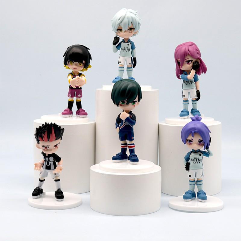 

Blue Lock Q Version Nendoroid Blind Box с фигурками Бачиры, Чигири и Наги Bagged