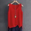Blusa estiva da donna senza maniche Blusa a maglia Camicia Abbigliamento da donna Blusa con scollo a V Top da donna Camicie
