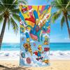 1Pc Superhero Adventures Beach Towel, Quick Dry, Multi-Use for Beach Pool Gym Yoga Home Travel, Christmas, Halloween, Xmas Gift S724