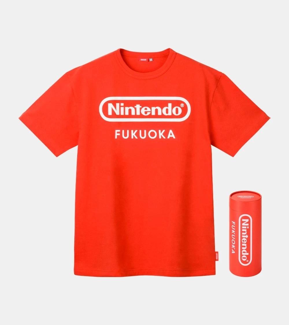 [Japan Limited] Nintendo FUKUOKA Exclusive Logo T-Shirt Red S-XL Official RARE 4XL