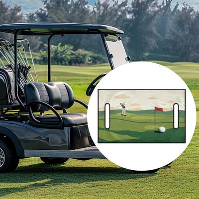 Golf Car Seat Cover, Protector, Easy Installation, Stylish, Washable, Lightweight, Portable,