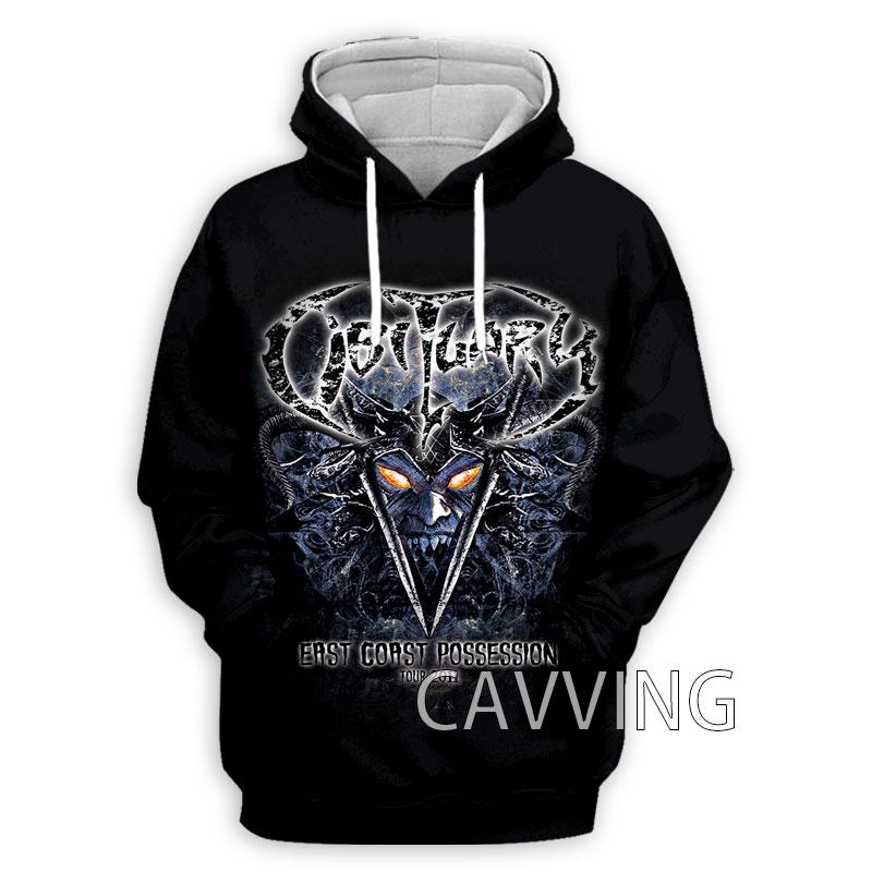 New Fashion Women/Men's 3D Print Obituary Rock Hoodies Hooded Sweatshirts Harajuku Hoodie Sweatshirts Tops Clothing