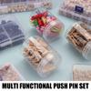 Irregular Shape Push Pin Map Tacks Marking Pin Decorative Thumb Tacks Map Tacks Marking Pin Home Office Supplies