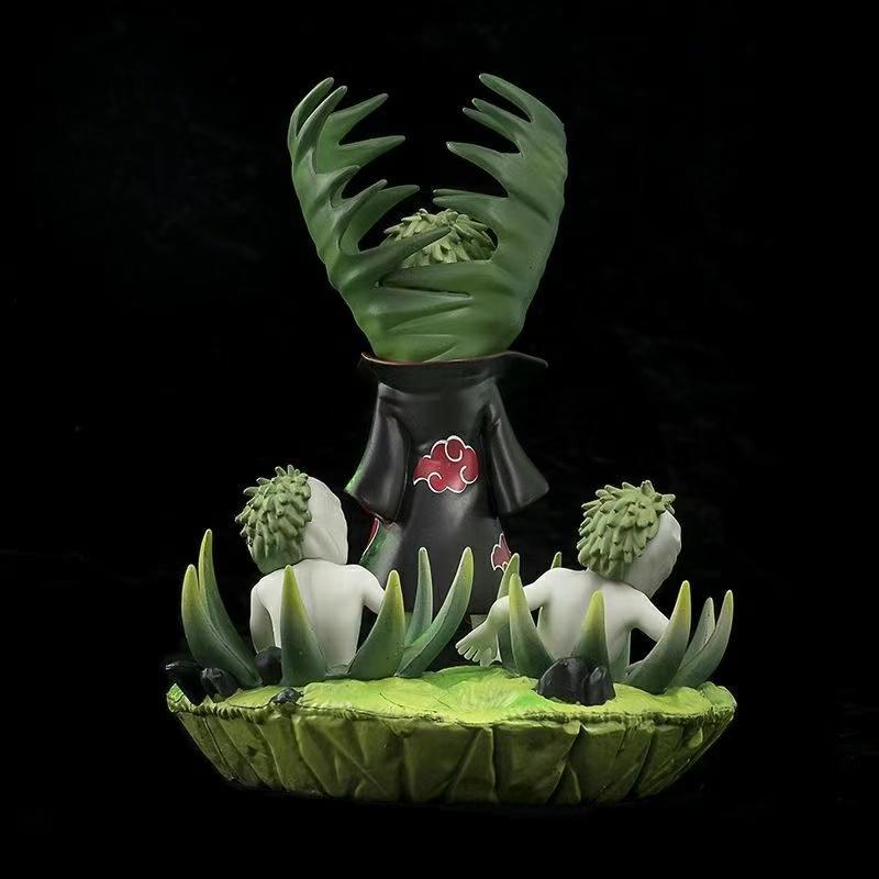 

17cm Anime Naruto Peripheral Akatsuki Deidara Hoshigaki Kisame Zetsu Statue PVC Action Figure Collectible Model Toys