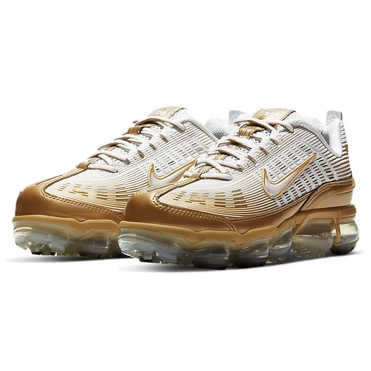 Nou Nike Air VaporMax 360 Alb Auriu Metalic Damă CK9670-101