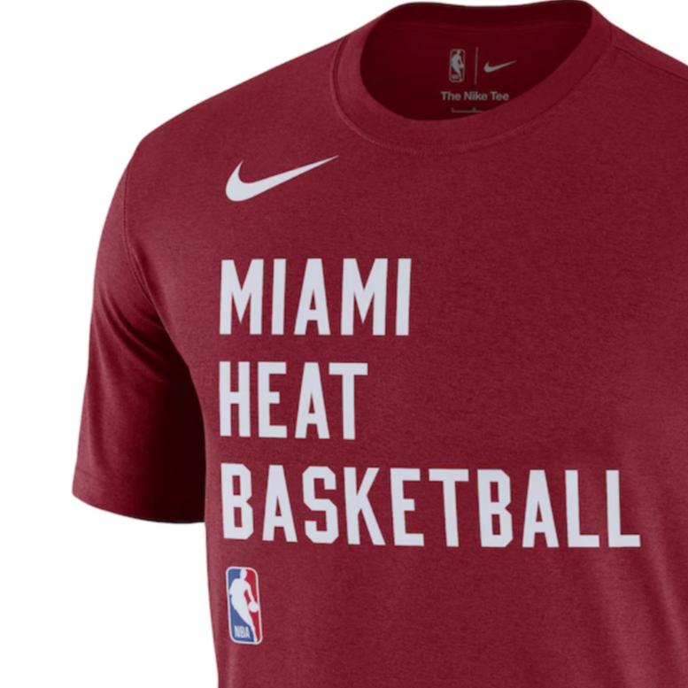Nike NBA Miami Heat 2023/24 Season Sideline Legend Training Crew Neck Short Sleeve T-Shirt Unisex Tops FJ0179-608