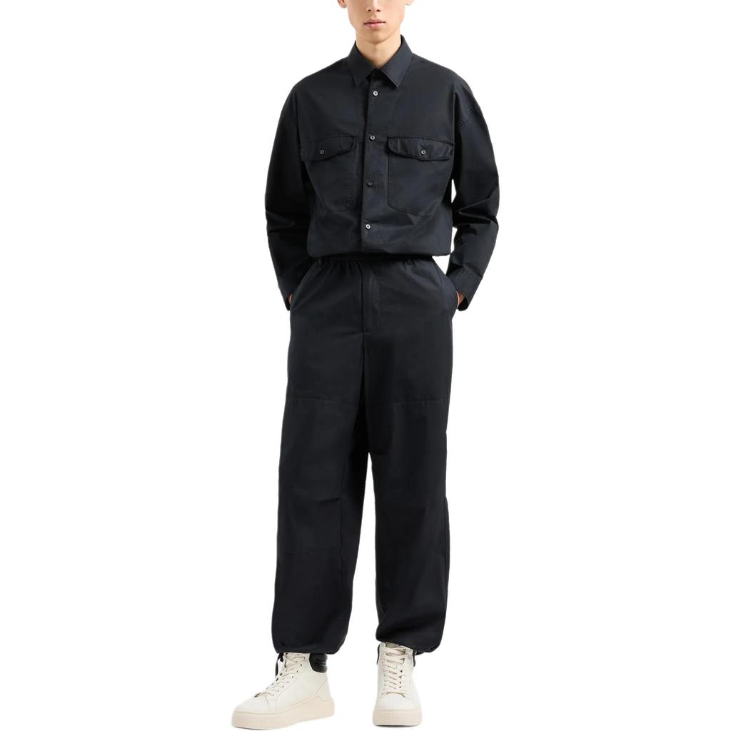 ARMANI EXCHANGE SS24 Casual Pants Men's Black 6DZPL3-ZN3CZ-1200