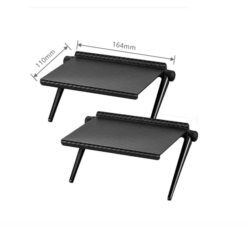 2 Stück Bildschirm-Top-Aufbewahrungsregal Halterständer TV-Monitor-Organizer Praktische Home-Aufbewahrung Computer-Büro Multifunktionaler Organizer