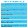 50Pcs 6-in-1 Pool PH Residual Chlorine Alkalinity Hardness Test Paper Strip