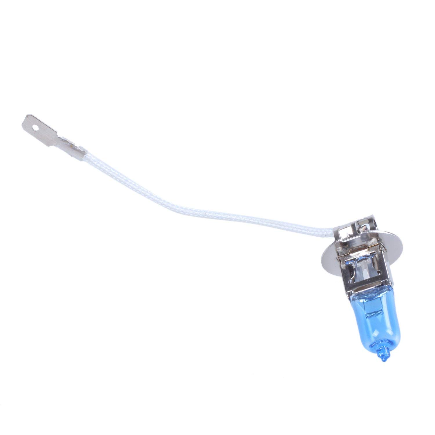 

MOUNAY 2pcs DC12V55WH3 Super White Halogen Car Fog Light Bulb Lamp
