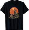 Coyote Deser Howling Wolf Moon Sunset Nature Tee S-5XL Unisex T-Shirt