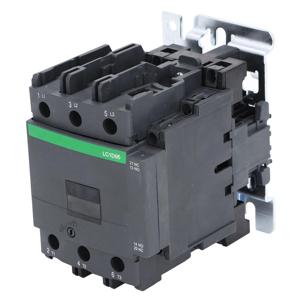 AC Contactor 1NO 1NC 95A 380V High Voltage Coil Silver Contact Motor Controller LC1D95 AC380V