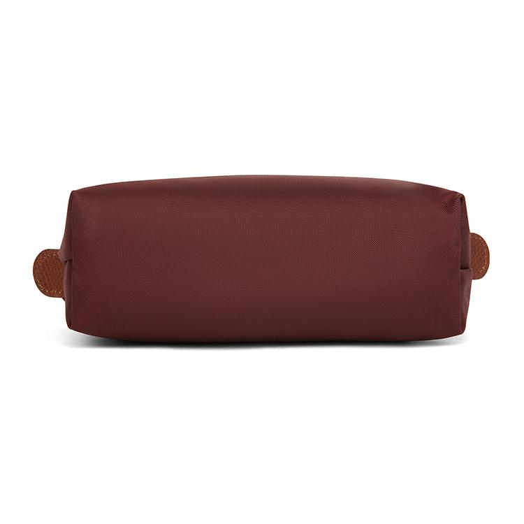 Longchamp Le Pliage Original Metal Zipper Snap Closure Nylon Tote Bag Women Tote Bag Burgundy 34175089P87