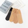10Pairs Cotton Bottom Crystal Silk Socks Ultra-thin Silk Sheer Ankle Sock Mid-calf Tube Sock  Summer