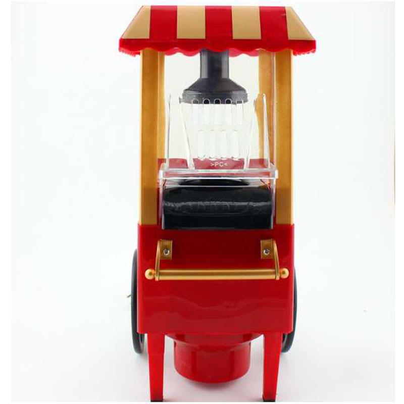 Electric Popcorn Machine Small Mini Automatic Carnival Popcorn Maker 1200W Corn Making Machine For Household DIY Corn