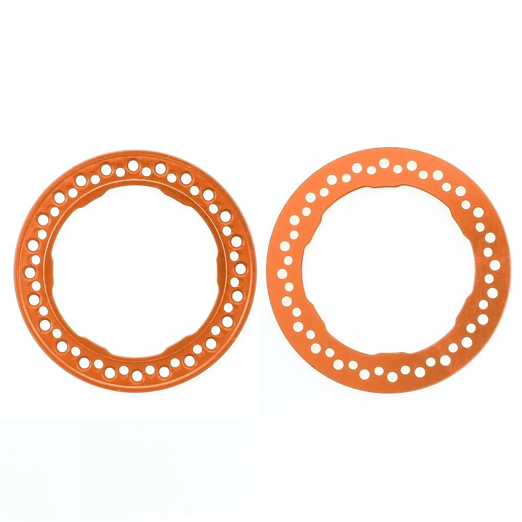 4pcs Aluminum 1.9inch Remote Control Beadlock Wheel Rim Ring Replacement  for 1:10 Crawler Remote Control Car
