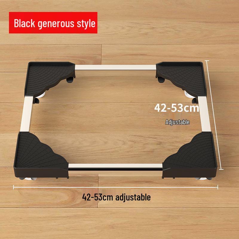 Adjustable Mobile Computer Stand with Caster Wheels and Moisture-Proof Base