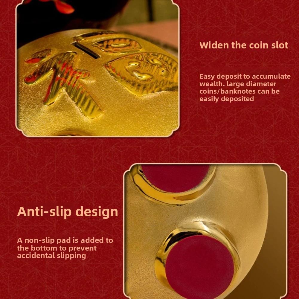 Ceramic Savings Money Tank Pig Mascots Money Jar Decorative Ceramic Piggy Money Bank  Household