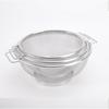 Kitchen Utility Basket Stainless Mesh Net Colander Strainer Basket For Draining Steaming And Washing Food Items