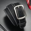 Men's Belt Genuine Leather Pin Buckle Simple Casual Belt for Men Young Men Fashionable and Versatile Cowhide Belt for Men