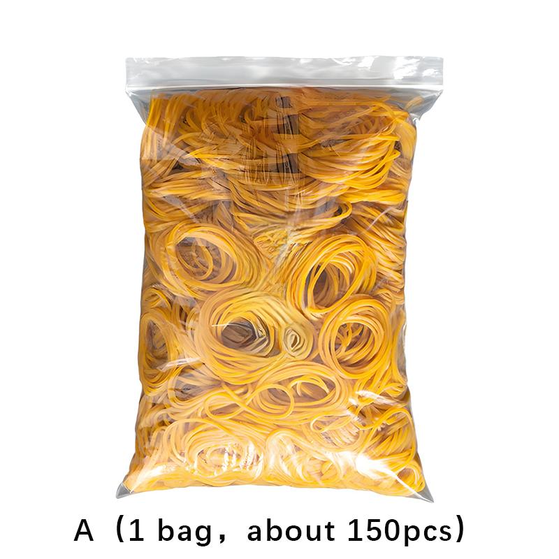 

40 мм Высокоэластичная Желтая Резинка Набор Желтых Уплотнительных Колец Застежка Прочные Резиновые Эластичные Ленты Офисные Школьные Бытовые Принадлежности 1 bag