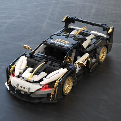 MOC City Luxury Technic GTR Super Race Sports Speed Car Building Block Brick Model Toys Christmas Gifts dla dzieci Boy Adult