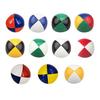 PU Leather Juggling Balls Multi-Color Contrasting Design Rebound Ball Professional Smooth Grip Beginner Practice Balls for Stress Relief Office and