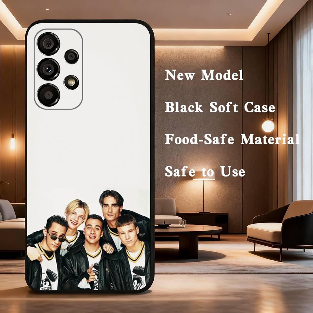 

B-Backstreet Boys BSB Phone Case For Samsung Galaxy A73,31,8,9,53,32,72,41,J7,52,71,22,Note Soft Black Silicone Cover SamsungNote20