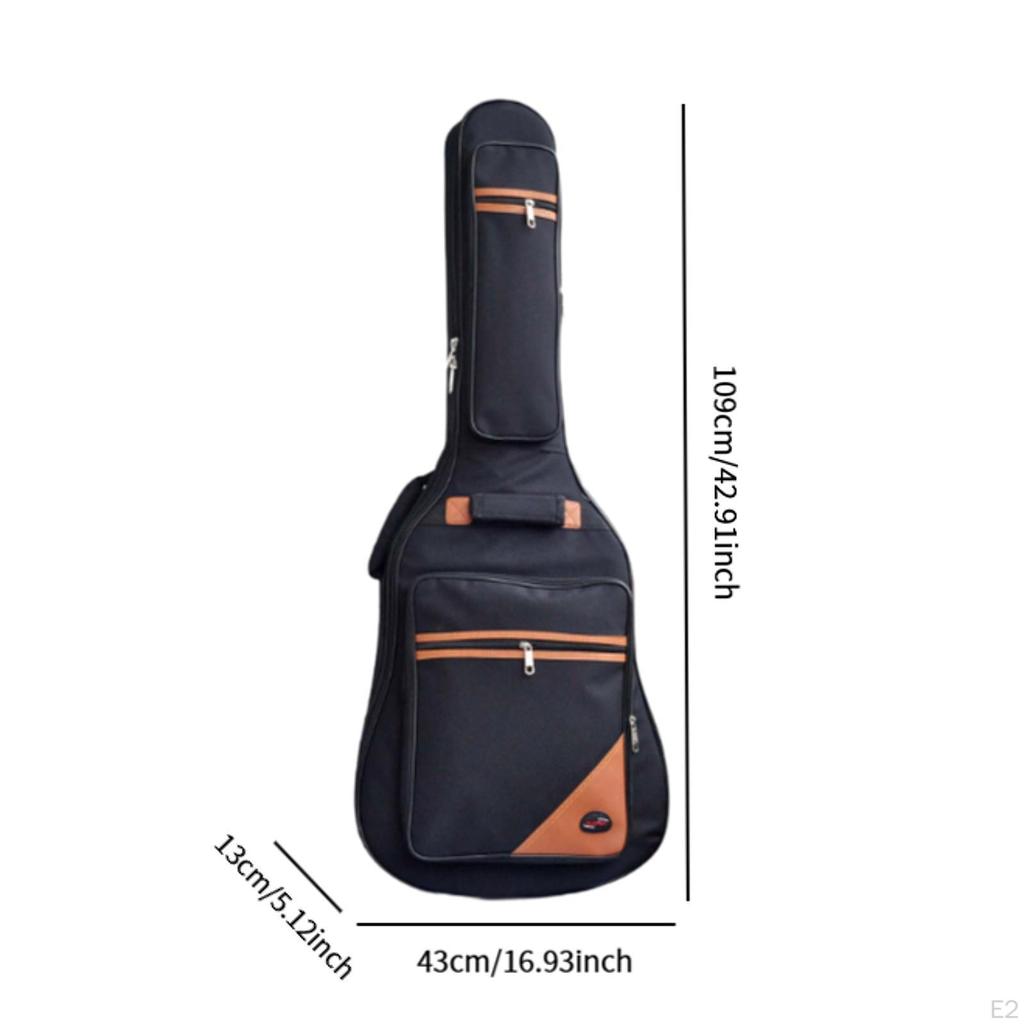 42inch Guitar Bag with Adjustable Straps And Storage for Accessories