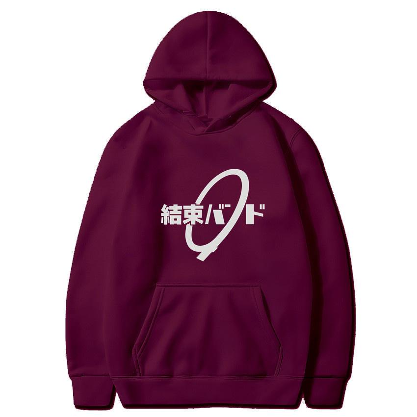 BOCCHI THE ROCK! Kessoku Band Pullover Hoodie Pullover Fashion Classic Hoodie Cozy Fleece Clothing Men's Hoodie Versatile Casual