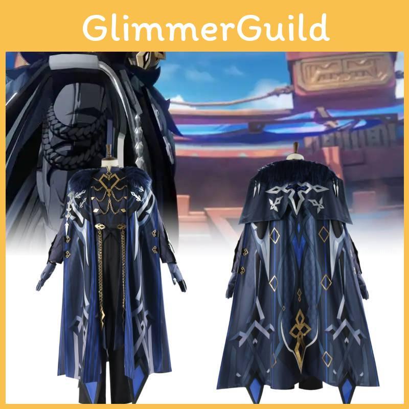 Genshin The Cosplay Captain Capitano Costume Halloween Carnival Costume Suit